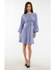 Moschino Purple Marabou Casual Dress