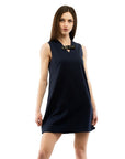 Moschino Blue Polyester Casual Dress