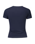 Tommy Hilfiger Blue Cotton Women T-Shirt