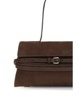 Moschino Brown Calf Leather Bos Taurus Shoulder Bag