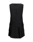 Ganni Black Recycled Polyamide Casual Dress