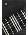 Burberry Black Calf Leather Bos Taurus Shoulder Bag