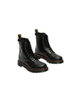 Dr. Martens Black Leather Lace-Up Boots