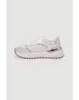 PINKO White Leather Low Top Sneakers