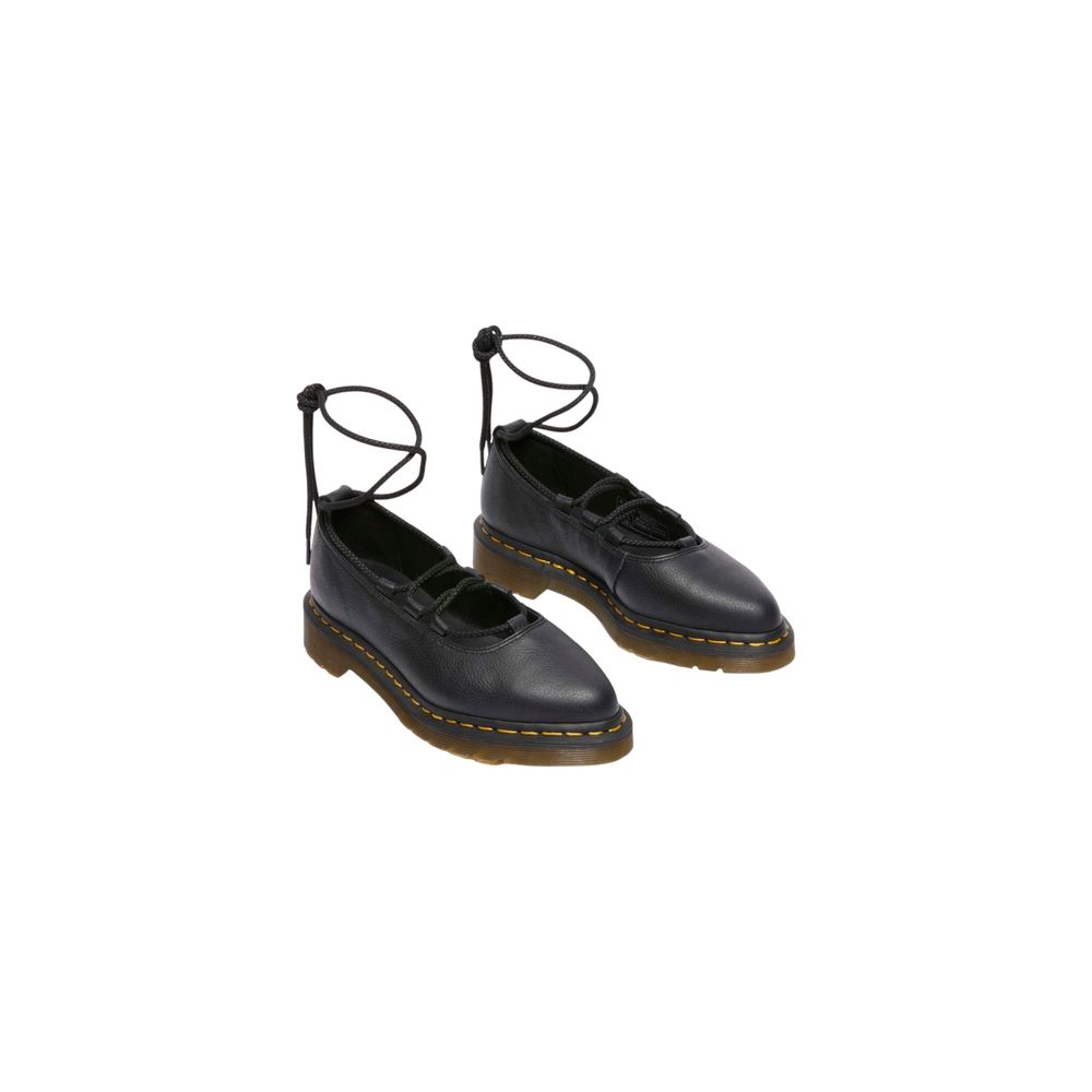 Dr. Martens Black Leather Platform Pumps