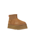 UGG Beige Suede Leather Ankle Boots