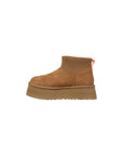 UGG Beige Suede Leather Ankle Boots