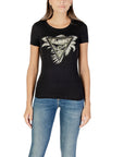 Guess Black Cotton T-Shirt