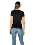 Guess Black Cotton T-Shirt