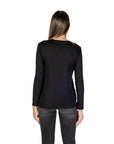 Armani Exchange Black Cotton Long Sleeve T-Shirt
