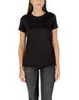 Armani Exchange Black Cotton T-Shirt
