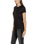 Armani Exchange Black Cotton T-Shirt