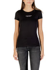 Armani Exchange Black Cotton T-Shirt