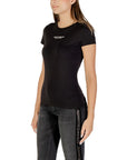Armani Exchange Black Cotton T-Shirt