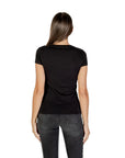 Armani Exchange Black Cotton T-Shirt