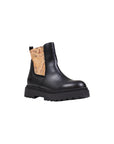 Alviero Martini Prima Classe Black Polyethylene Ankle Boots
