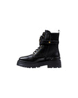 PINKO Black Leather Ankle Boots