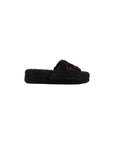 Ralph Lauren Black Textile Slippers