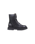 Alviero Martini Prima Classe Black Polyethylene Lace-Up Boots