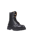 Alviero Martini Prima Classe Black Polyethylene Lace-Up Boots