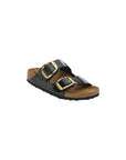 Birkenstock Black Synthetic Flat Sandals