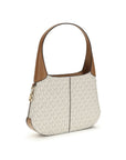Michael Kors Beige Cotton Shoulder Bag
