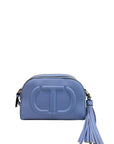 Twinset Blue PU Women Crossbody