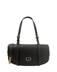 Twinset Black PU Women Shoulder Bag