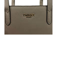 Twinset Grey PU Women Shoulder Bag