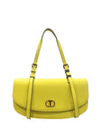 Twinset Yellow PU Women Shoulder Bag