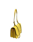 Twinset Yellow PU Women Shoulder Bag