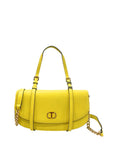 Twinset Yellow PU Women Shoulder Bag