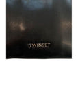 Twinset Black Polyurethane Women Shoulder Bag