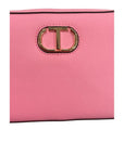 Twinset Pink PU Women Crossbody Bag