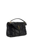 Saint Laurent Black Lamb Leather Shoulder Bag