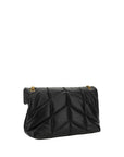 Saint Laurent Black Lamb Leather Shoulder Bag
