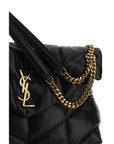Saint Laurent Black Lamb Leather Shoulder Bag