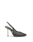 LE SILLA Black Nylon High Heel Pumps