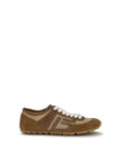 Balmain Beige Calf Leather Bos Taurus Athletic Sneakers