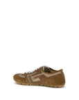 Balmain Beige Calf Leather Bos Taurus Athletic Sneakers