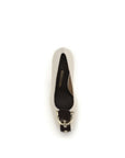 Ferragamo Beige Calf Leather Bos Taurus High Heel Pumps