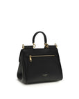 Dolce & Gabbana Black Calf Leather Bos Taurus Shoulder Bag