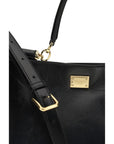 Dolce & Gabbana Black Calf Leather Bos Taurus Shoulder Bag