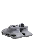 Dolce & Gabbana Gray Slip On Wave Low Top Sneakers