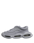 Dolce & Gabbana Gray Slip On Wave Low Top Sneakers