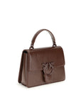 PINKO Brown Goatskin Handbag