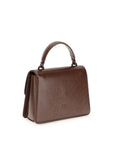 PINKO Brown Goatskin Handbag