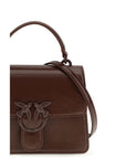PINKO Brown Goatskin Handbag