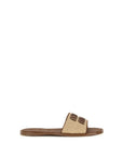 Miu Miu Beige Nylon Slippers