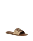 Miu Miu Beige Nylon Slippers